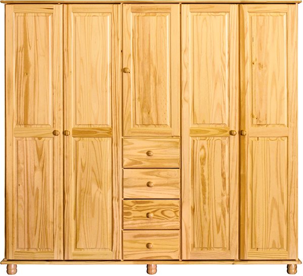 IDEA nábytek 5-door wardrobe 8854, lacquered .