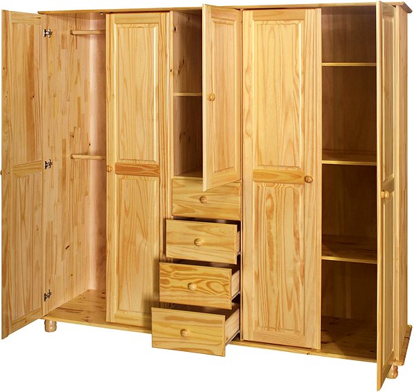 IDEA nábytek 5-door wardrobe 8854, lacquered .