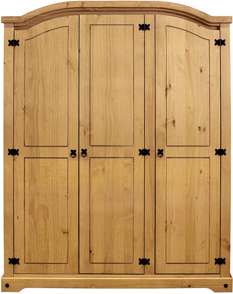 IDEA nábytek CORONA 3-door wardrobe, wax.