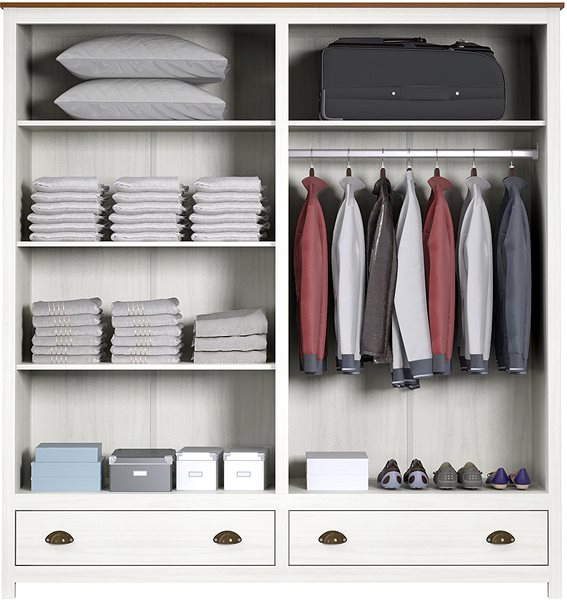 IDEA nábytek TOPAZIO 4-door wardrobe.