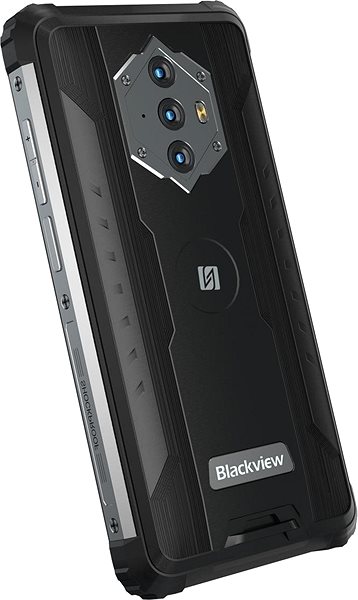 Mobilní telefon Blackview GBV6600 Black Boční pohled