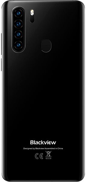 Handy Smartphone BlackView GA80 Plus - schwarz Rückseite