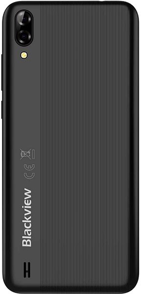 Handy Smartphone BlackView GA60 Pro - schwarz Rückseite