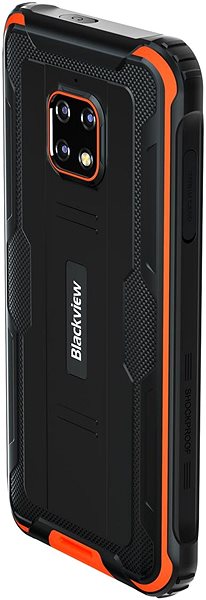 Mobilný telefón Blackview GBV4900 Pro oranžový Bočný pohľad