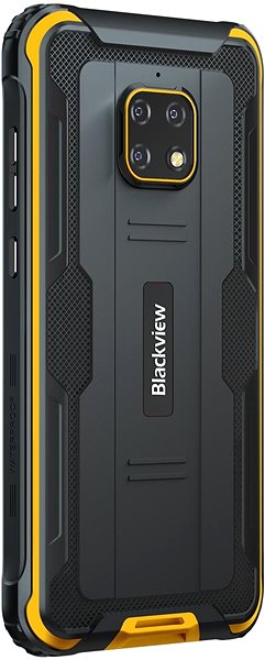 Handy Blackview GBV4900 Pro gelb Seitlicher Anblick