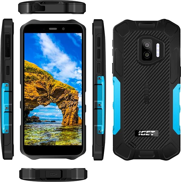 Mobile Phone iGET WP12 Pro Lateral view