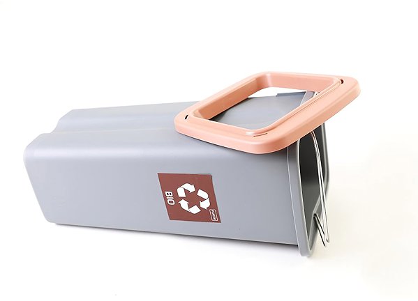Rubbish Bin Igotrend, 713006 Sorted waste bin 20 L, FIT BIN grey/brown ...