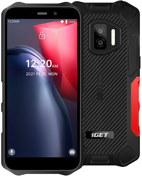 Mobilný telefón iGET WP12 Pro 4 GB / 64 GB červený Hlavný obrázok produktu