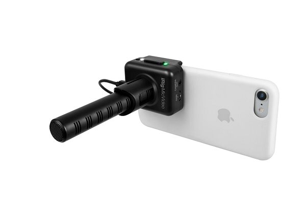 Microphone IK Multimedia iRig Mic Video Lateral view