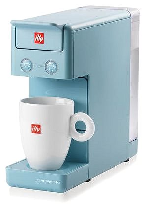 Coffee Pod Machine Illy Francis Francis Y3.3 Light Blue iperEspresso Lateral view