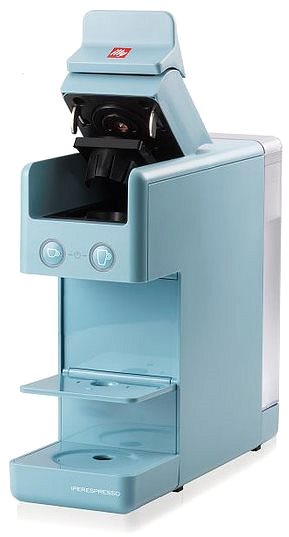 Coffee Pod Machine Illy Francis Francis Y3.3 Light Blue iperEspresso Lateral view
