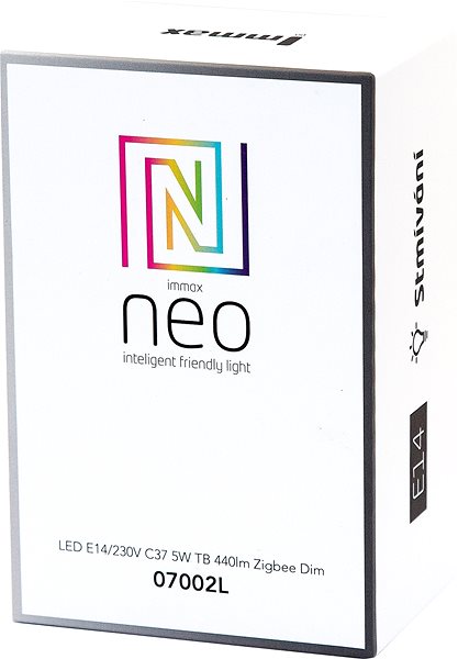 LED izzó Immax Neo LED E14 5W 440lm Zigbee Dim ...