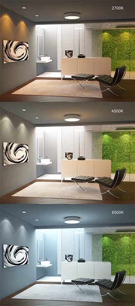 Ceiling Light Immax NEO AGUJERO 07018L Smart, 60cm, 39W, White Features/technology