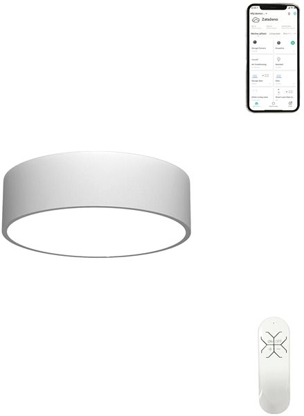 Ceiling Light Immax NEO RONDATE Smart ceiling light 40cm 25W white Zigbee 3.0 Features/technology