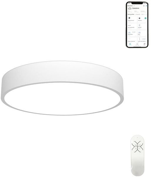 Ceiling Light Immax NEO RONDATE Smart ceiling light 60cm 50W white Zigbee 3.0 Features/technology