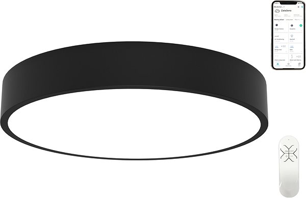 Ceiling Light Immax NEO RONDATE 07027L Smart, 80cm, 65W, Black Features/technology