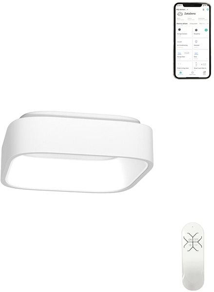 Ceiling Light Immax NEO TOPAJA 07030L Smart, 45cm, 36W, White Features/technology