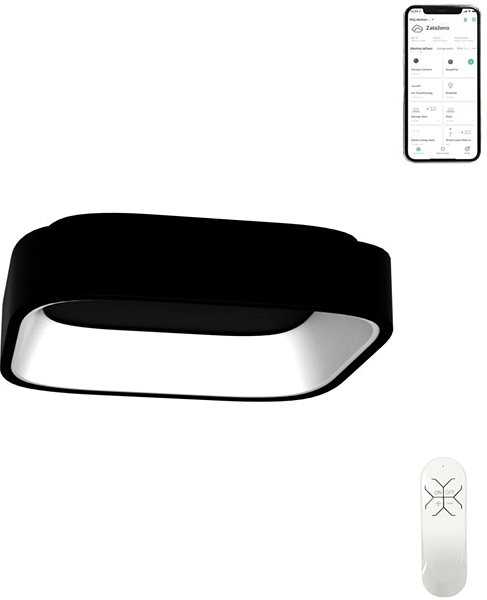 Ceiling Light Immax NEO TOPAJA 07031L Smart, 60cm, 47W, Black Features/technology