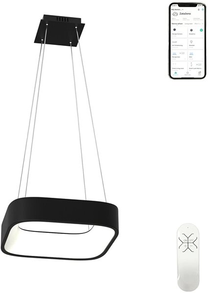 Ceiling Light Immax NEO TOPAJA 07033L Smart, 45cm, 36W, Black Features/technology