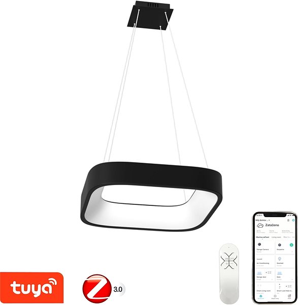 Ceiling Light Immax NEO TOPAJA 07035L Smart, 60cm, 47W, Black Features/technology