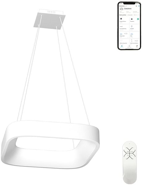 Ceiling Light Immax NEO TOPAJA 07035L Smart, 60cm, 47W, White Features/technology