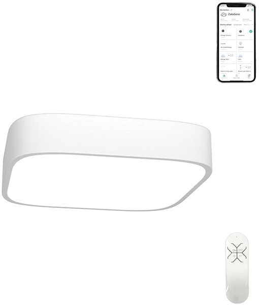 Ceiling Light Immax NEO RECUADRO 07040L Smart, 60cm, 56W, White Features/technology