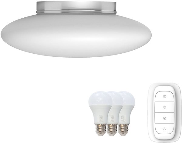Ceiling Light Immax NEO ELIPTICO 07057L Smart 50cm White Glass Features/technology
