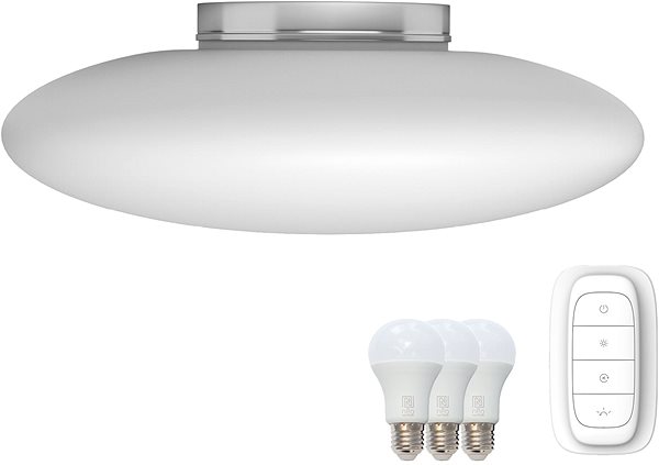 Ceiling Light Immax NEO ELIPTICO 07058L Smart 60cm White Glass Features/technology