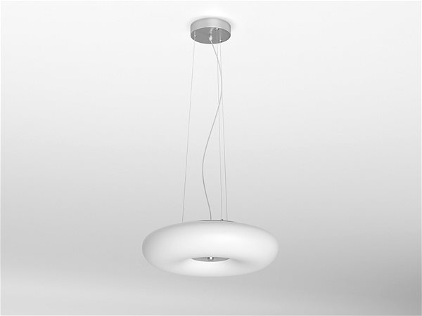 Ceiling Light Immax NEO FUENTE 07059L Smart 40cm White Glass Lifestyle