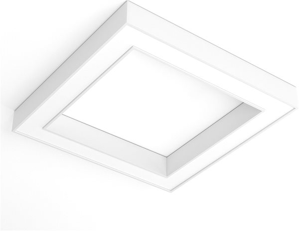 Ceiling Light Immax NEO CANTO Smart ceiling light 80x80cm 60W white Zigbee 3.0 Lateral view