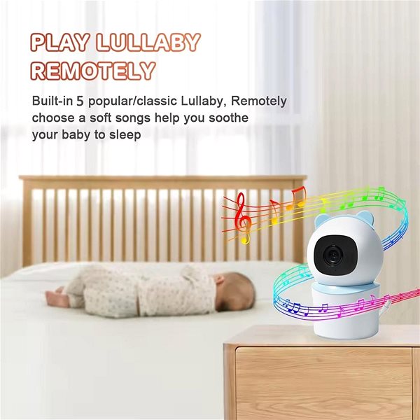 IP kamera IMMAX Neo Lite Smart Security vnútorná kamera Baby, 355° 50° P/T, WiFi, 4MP, modrá ...