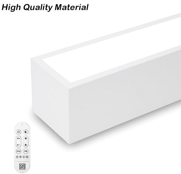 Ceiling Light IMMAX NEO LITE LUNGO Smart, White, 58 cm 20W 1520lm Tuya WiFi BEACON ...