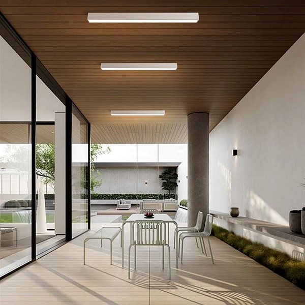 Ceiling Light IMMAX NEO LITE LUNGO Smart, White, 120cm 38W 2882lm Tuya WiFi BEACON ...