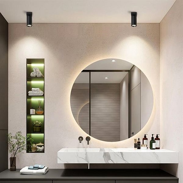 Ceiling Light IMMAX NEO PUNTO-1 Smart spot, black-gold, GU10 4, 8W, RGB+CCT Zigbee 3.0 ...