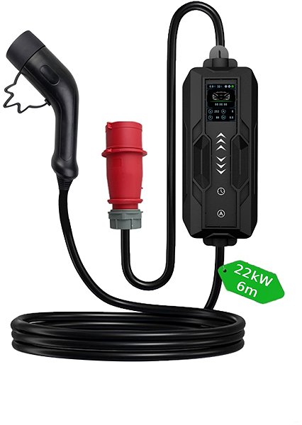 Charging station for electric vehicles IMMAX Travel charging station for EV/PHEV AC Type 2 22 kW .