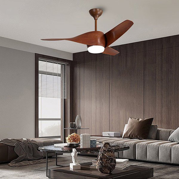 IMMAX NEO LITE WAVE Smart LED ceiling light with fan, Tuya WiFi, wooden decor .