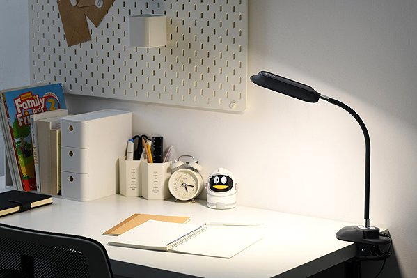 Tischlampe IMMAX CLIP LED CCT 7,5 W, schwarz ...