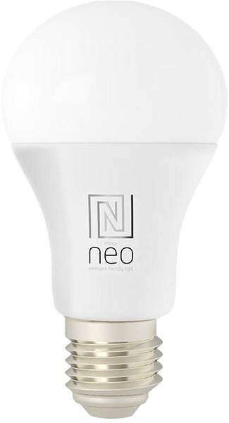 LED-Birne Immax NEO LITE Smart Glühbirne LED E27 11W Bunt und Weiß, dimmbar, WiFi Screen