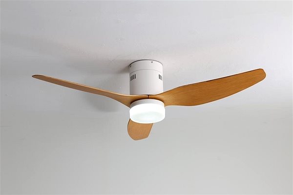 Ceiling Light Immax NEO LITE VENTO SMART ceiling light with fan 18Wú26W Tuya Wi-Fi white/wood+ remote co Lifestyle