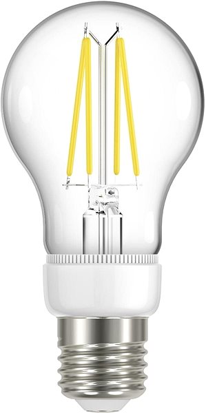 LED žiarovka Immax NEO LITE Smart filamentová Vintage žiarovka LED E27 7W teplá, studená biela, stmievateľná, WiFi Screen