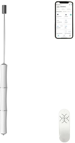 Stropné svietidlo Immax NEO BAMBOOS Smart závesné svietidlo 135 cm 45 W biele Vlastnosti/technológia
