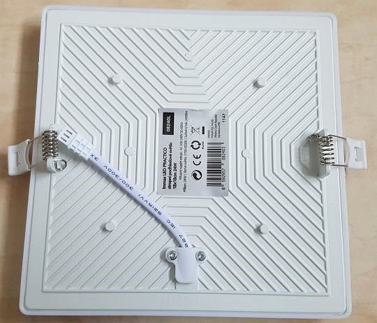 Ceiling Light Immax LED PRACTICO Ceiling Light 18cm 24W White Back page