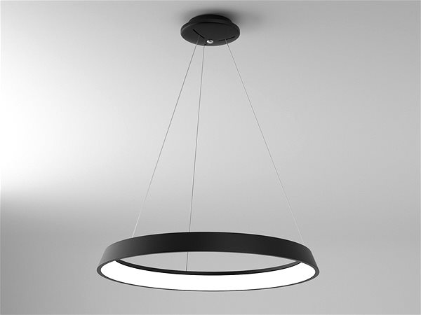 Mennyezeti lámpa Immax NEO LIMITADO intelligens függő lámpa 80cm 48W fekete Zigbee 3.0 Lifestyle