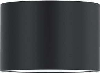 Deckenleuchte Immax NEO set 2x RONDATE Smart Deckenleuchten 15cm 12W schwarz Zigbee 3.0+ fernbedienung Seitlicher Anblick