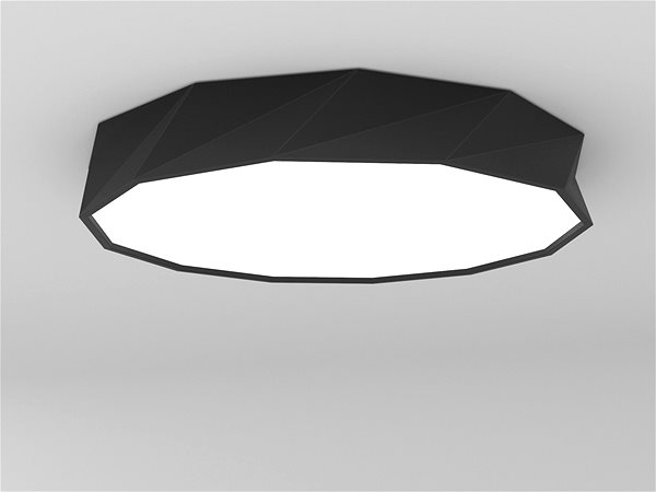 Ceiling Light Immax NEO DIAMANTE Smart ceiling light 80cm 60W 4450lm black Zigbee 3.0 Lifestyle