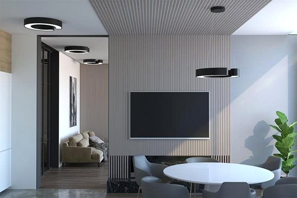 Ventilátor Immax NEO Lite Fresh Smart LED mennyezeti ventilátoros lámpa, 18 W/40 W, Tuya, WiFi, fekete ...