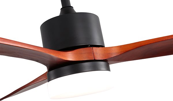 Ventilátor IMMAX NEO LITE ELEGANTE Smart LED stropné svietidlo s ventilátorom Tuya WiFi strieborné/drevo ...