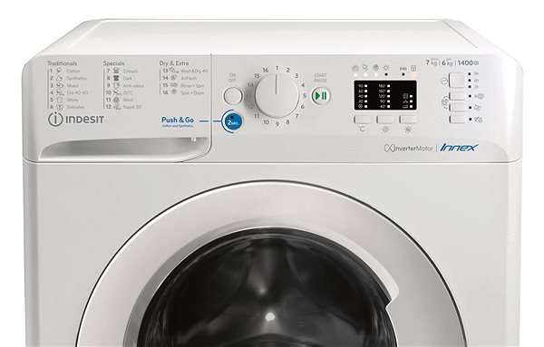 Washer Dryer INDESIT BDA 761483X W EE N Features/technology