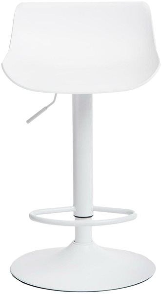 Intesi Bar One Simplet bar stool in matt white.