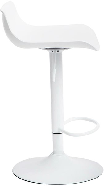 Intesi Bar One Simplet bar stool in matt white.